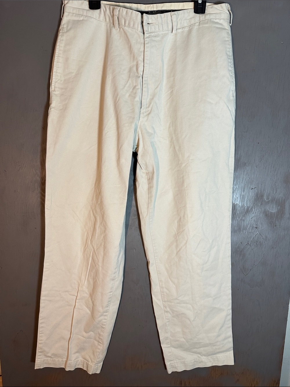 Ralph Lauren Men's Cream Chino Pants